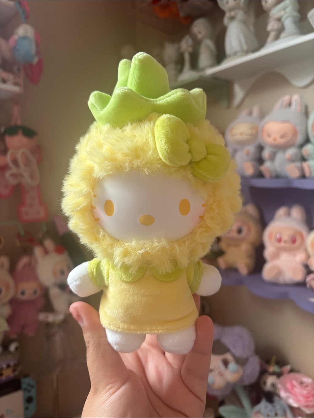 Hello Kitty Plush Keychain fruit collection